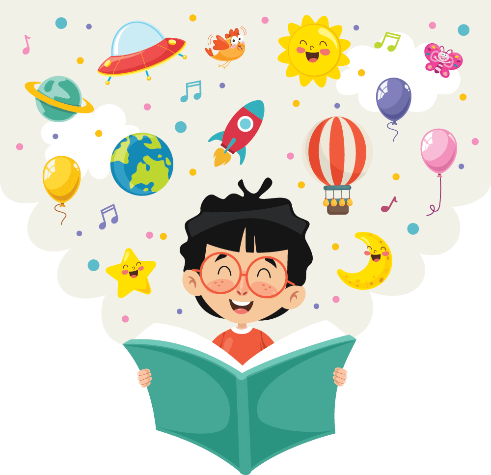 Enfant qui lit un livre